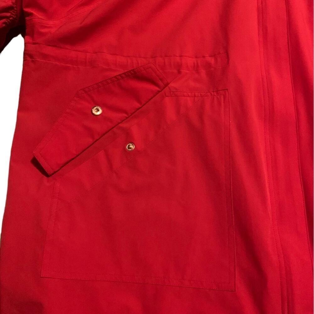Fabletics Giana Jacket II Red Persimmon Water Resistant Size Large - Picture 6 of 11